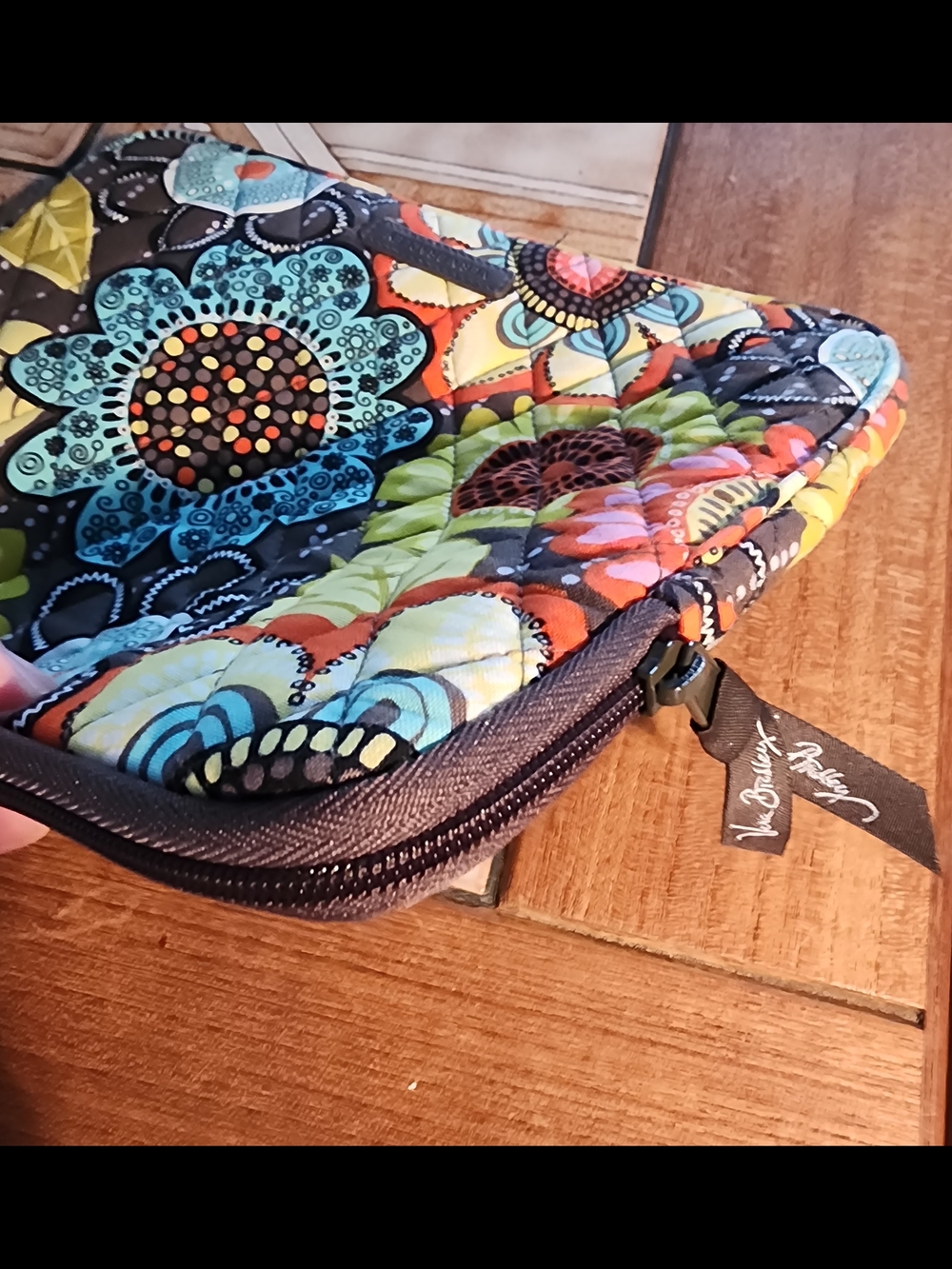 Vera Bradley 'Flower Power' Lot Of Electronic Zip Bag And Lunch Bag NOTe - Picture 7 of 16